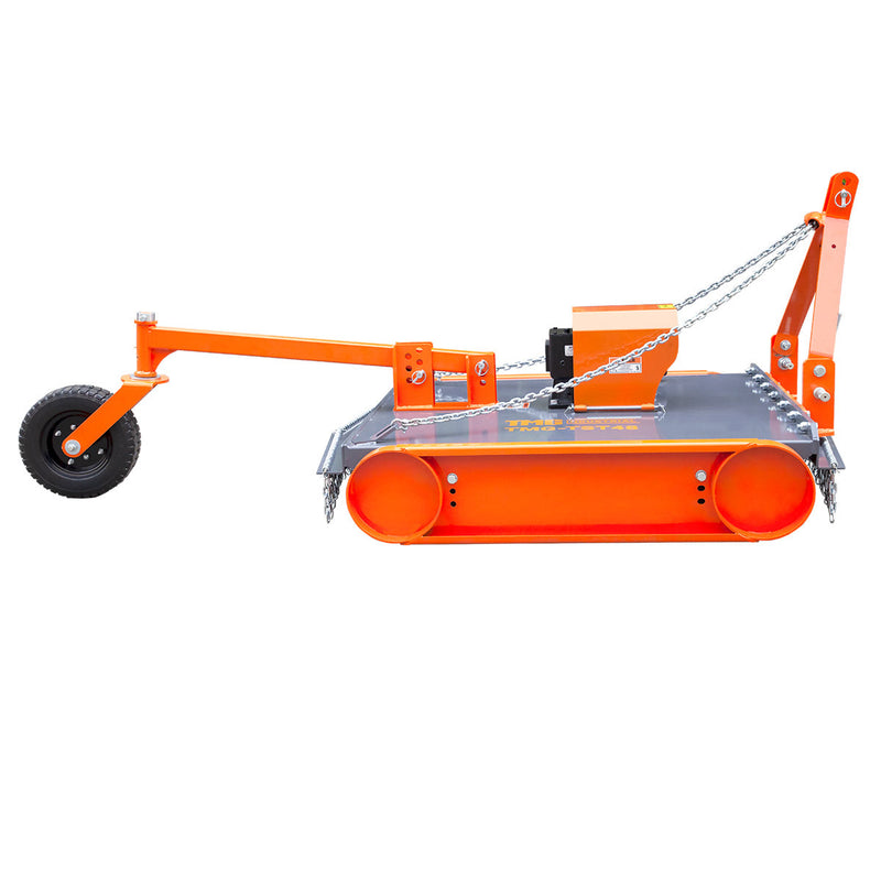 TMG Industrial 48” 3-Point Hitch Slasher Topper Mower, Category 1 & 2, PTO shaft included, TMG-TST48