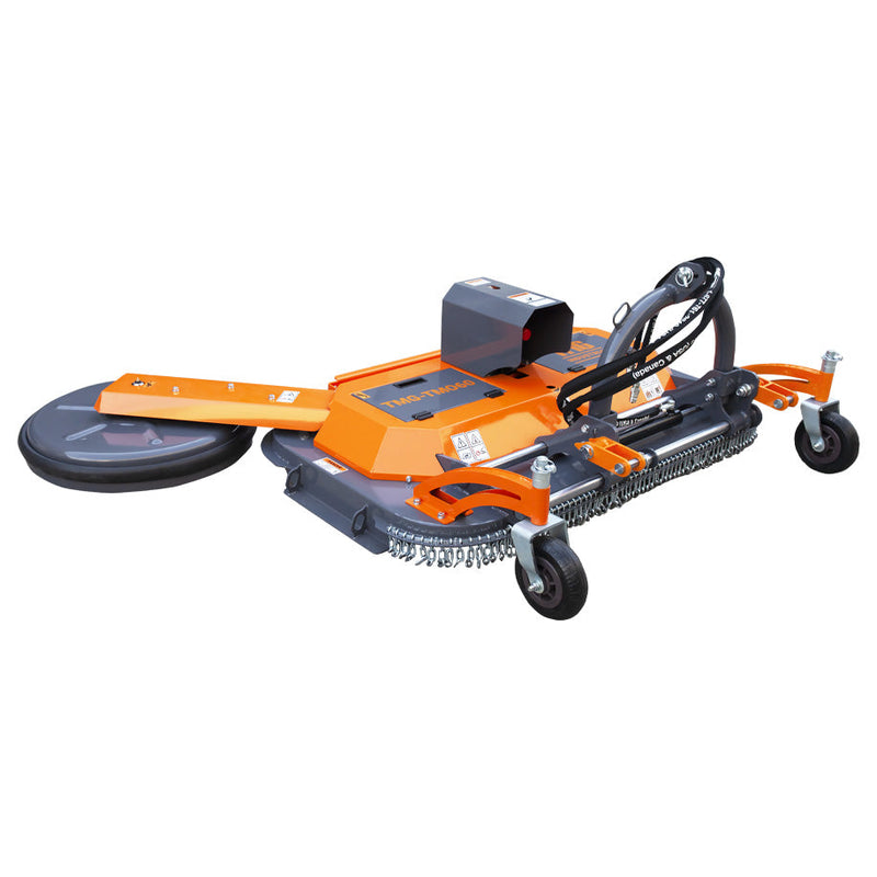 TMG Industrial 60” Offset Orchard Finishing Weeding Mower w/Swivel-Arm Disc Device, 3-Point Hitch, TMG-TMO60