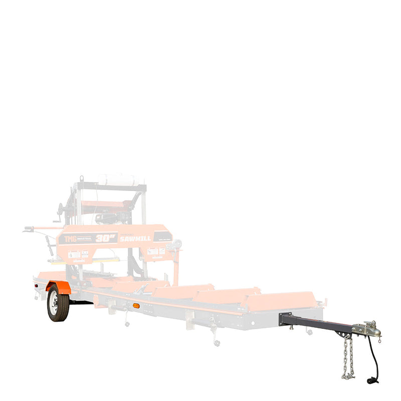 TMG Industrial Mobility Combo Kit for Sawmill PSM27 & PSM30, Rubber Torsion Axle, Sawhead Lockdown, Wheel Fenders, Wiring Harness, TMG-PSM27-30-Mjack