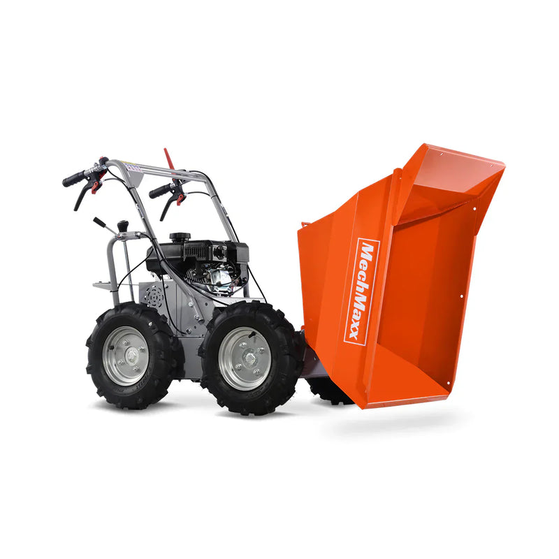 660lbs Capacity 7HP Gas Powered Wheelbarrow  Cart T30 3F+1R Gearbox