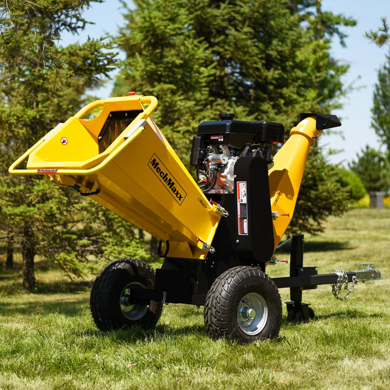 6 inch E-start B&S VANGUARD 408cc  14hp Gasoline Engine Powered Drum Wood Chipper; Model P4206