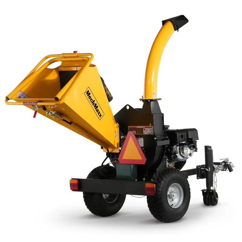 5 inch E-start Rato 420cc  15hp Gasoline Engine Powered Disc Wood Chipper with Taillight; Model P4205