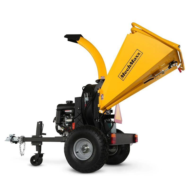 5 inch E-start Rato 420cc  15hp Gasoline Engine Powered Disc Wood Chipper with Taillight; Model P4205